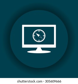 Compass . icon. vector design