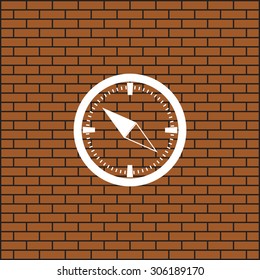 Compass . icon. vector design