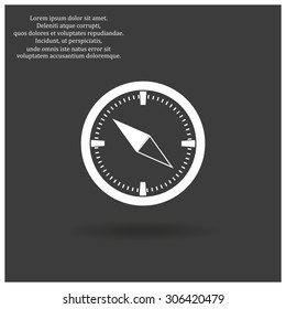 Compass . icon. vector design
