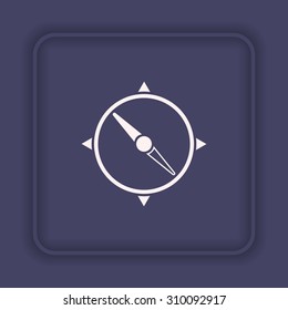 Compass. icon. vector design