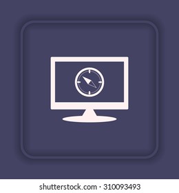 Compass . icon. vector design