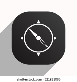 Compass. icon. vector design