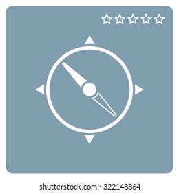 Compass. icon. vector design