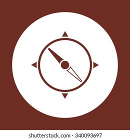 Compass. icon. vector design