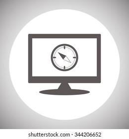 Compass . icon. vector design