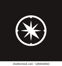 compass icon. compass vector design. sign design