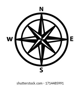 Compass icon vector design template