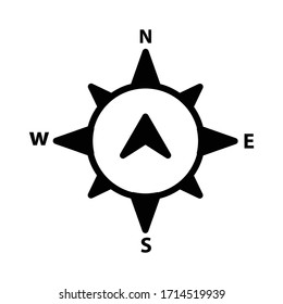 Compass icon vector design template