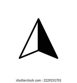 compass icon vector design template in white background