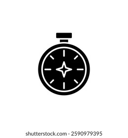 Compass icon vector design template