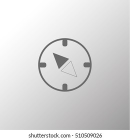 compass icon, vector desing