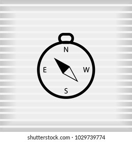 compass  icon, Vector EPS 10 illustration style