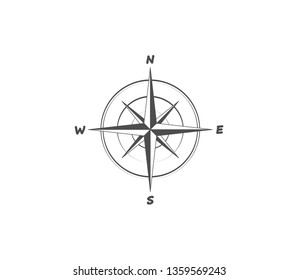 Compass Icon . Vector . EPS 10