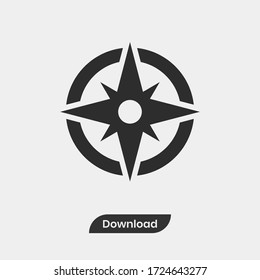 Compass icon vector eps 10