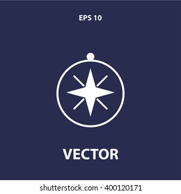 compass icon. vector eps10 icon
