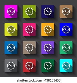 Compass Icon vector flat design