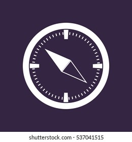 Compass Icon Vector flat design style