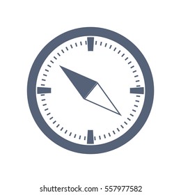 Compass Icon Vector flat design style