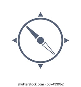 Compass Icon Vector flat design style