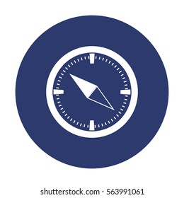 Compass Icon Vector flat design style