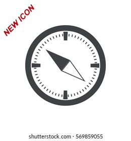 Compass Icon Vector flat design style