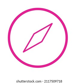 compass icon vector graphic illustration