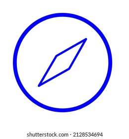 ilustración gráfica de icono de brújula