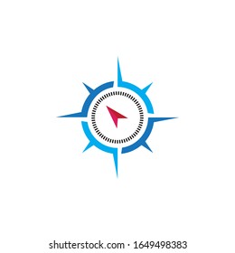 Compass icon Vector Illustration design Logo template