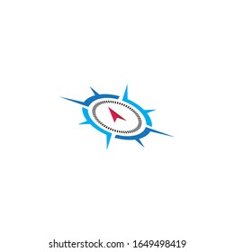Compass icon Vector Illustration design Logo template