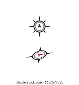 Compass icon Vector Illustration design Logo template