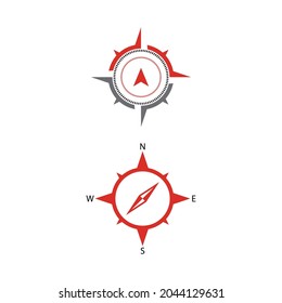 Compass icon Vector Illustration design Logo template