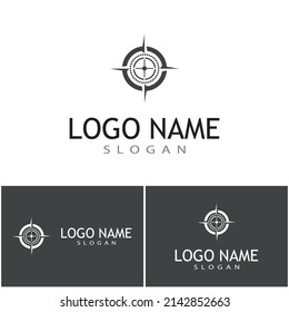Compass icon Vector Illustration design Logo template