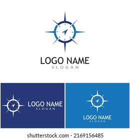 Compass icon Vector Illustration design Logo template