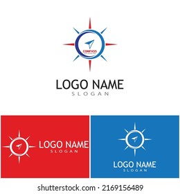 Compass icon Vector Illustration design Logo template