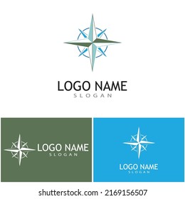 Compass icon Vector Illustration design Logo template