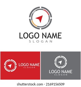 Compass icon Vector Illustration design Logo template