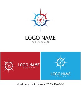 Compass icon Vector Illustration design Logo template