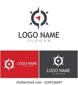 Compass icon Vector Illustration design Logo template
