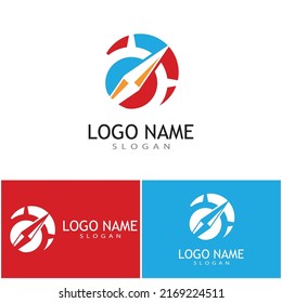 Compass icon Vector Illustration design Logo template
