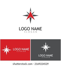 Compass icon Vector Illustration design Logo template