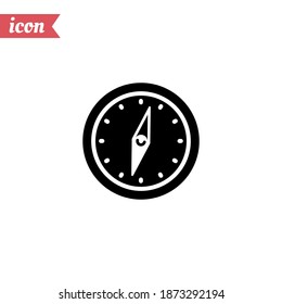 compass icon. Vector illustration EPS 10.