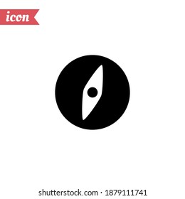 icono de brújula. Ilustración del vector EPS 10.