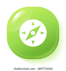 compass icon. Vector illustration EPS 10.