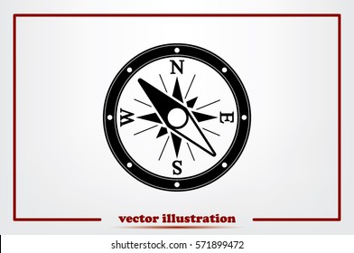 compass icon vector illustration eps10.