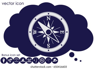 compass icon vector illustration eps10.