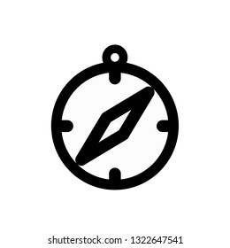 Compass icon, vector illustration. Flat design style. vector compass icon illustration isolated on white background, compass icon Eps10. compass icons graphic design vector symbols.