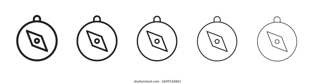 Compass icon vector illustration isolated