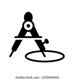 Compass icon vector illustration logo template isolated on white background