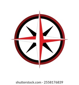 Compass Icon Vector Illustration – Modern Navigation Symbol Design.