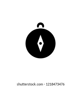 compass icon. compass vector illustration on white background for web and apps.